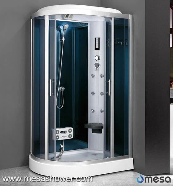 Rohový typ sprchový pokoj s masážní nohou a sedátkem pro staré lidi