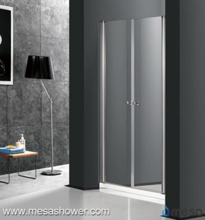 Moderní jednoduchý design bezrámový koupelnový otočný sprchový kout