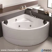Okouzlující dvoupatrová koupelová koupelová vířivá vana