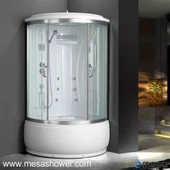 Sektorová rohová stojanová masáž Sprcha kabinová místnost s vysokou miskou MER-008