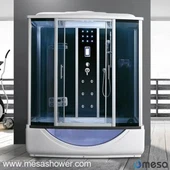 Velká skleněná masážní vana a sprchový kout Pokoj Combo MER-1177