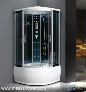 Sprchový kout s vanou pro namáčení a masáž
