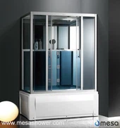 Jedinečné sprchové stánky s kombinovanou vanou s posuvnými dveřmi