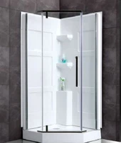 Kompletní spodní stěnové panely pro rohové dveře